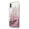 KARL LAGERFELD KLHCPXTRKSRG IPHONE X/XS RÓŻOWO-ZŁOTY/ROSE GOLD GLITTER SIGNATURE