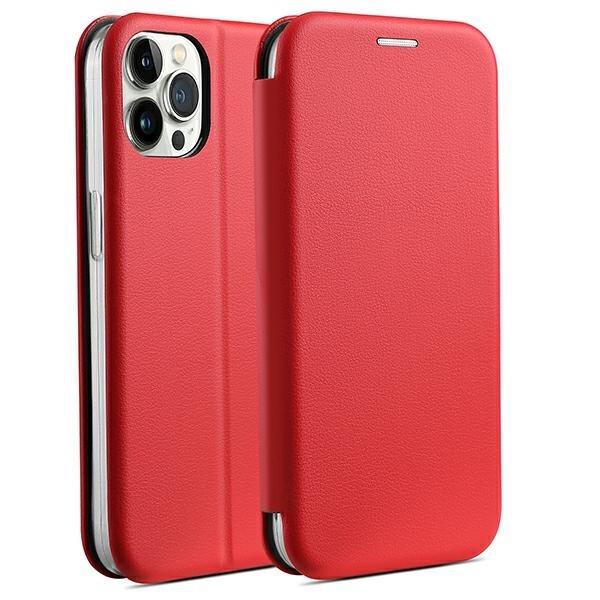 Beline Etui Book Magnetic iPhone 15 Pro Max 6,7" czerwony/red