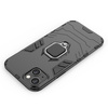 RING ARMOR CASE FOR IPHONE 14 ARMORED COVER MAGNETIC HOLDER RING BLACK
