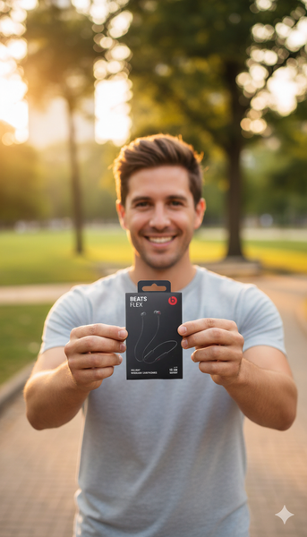 APPLE BEATS FLEX MYMC2ZM/A SŁUCHAWKI BEZPRZEWODOWE FLEX CZARNY