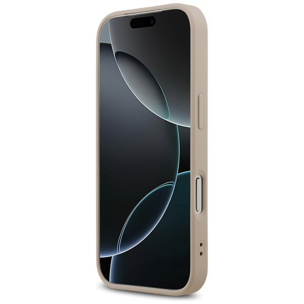 Etui Guess 4G Ring Classic Logo MagSafe  do iPhone 17 Pro różowy