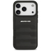Etui AMG Leather Debossed Lines Logo do  iPhone 17 Pro czarny