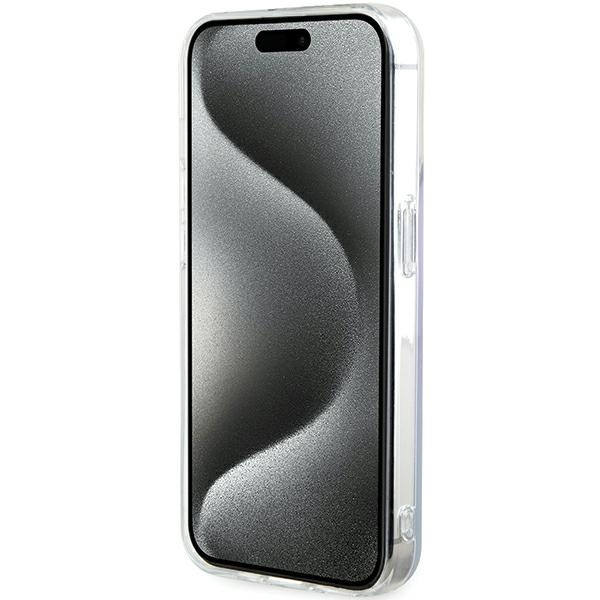 Guess GUHMP15LHITSU iPhone 15 Pro 6.1" fioletowy/purple hardcase IML Iridescent MagSafe