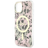 GUESS GUHMP14MHCFWSP IPHONE 14 PLUS / / 15 PLUS 6.7 "PINK / PINK HARDCASE FLOWER MAGSAFE