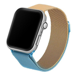 Beline pasek Apple Watch Steel 38/40/41mm niebiesko-złoty blue/gold