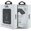 KARL LAGERFELD POWERBANK INDUCTION KLPBM5KOTTGK 5000MAH CZARNY/BLACK NFT OUTLINE IKONIK MAGSAFE