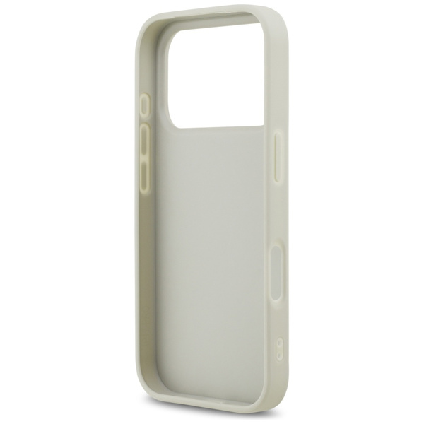 Etui DKNY Checkered with Printed Stripes do iPhone 17 Pro beżowy