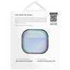Etui UNIQ Iridescia do AirPods 4 Hang    Case niebieski