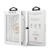 Guess GUHCN65TPUWHGLG iPhone 11 ProMax biały/white hard case Glitter 4G Circle Logo