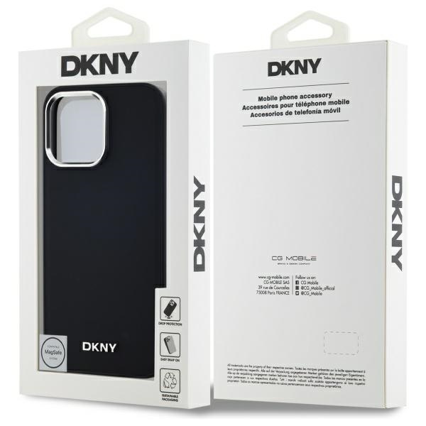 DKNY DKHMP14XPSCMCLK iPhone 14 ProMax 6.7" czarny/black hardcase Plain Logo MagSafe
