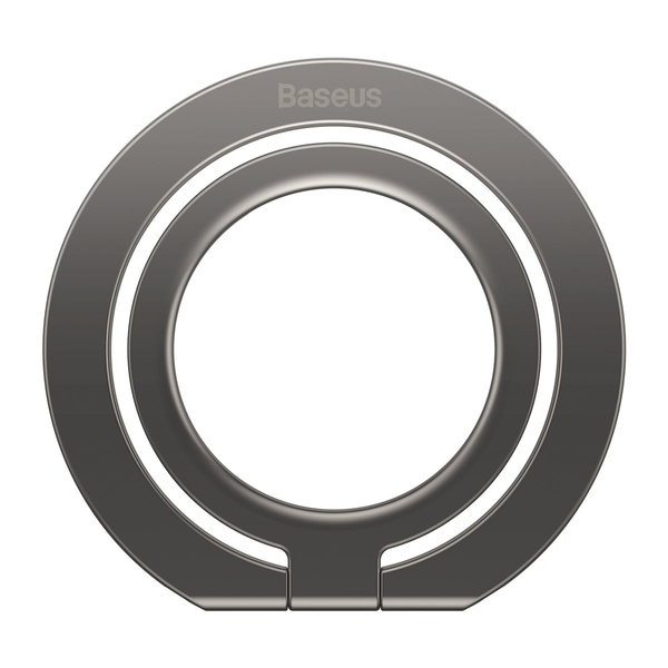 BASEUS HALO MAGNETIC RING HOLDER PHONE STAND GRAY (SUCH000013)