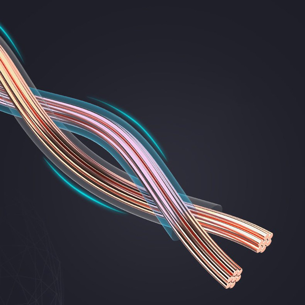 Ugreen płaski kabel przewód internetowy sieciowy Ethernet patchcord RJ45 Cat 7 STP LAN 10 Gbps 10 m czarny (NW106 11265)