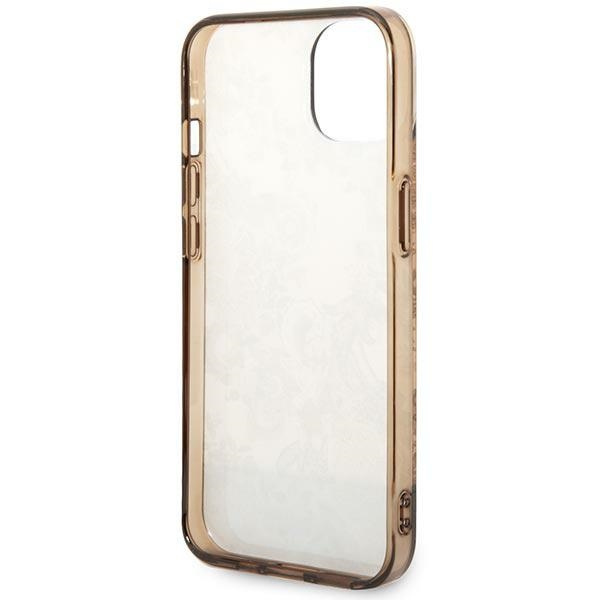 Guess GUHCP14MHGPLHC iPhone 14 Plus / 15 Plus 6.7" ochre hardcase Porcelain Collection