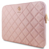 Guess Sleeve GUCS16ZPSQSSGP 16"różowy/pink Quilted 4G