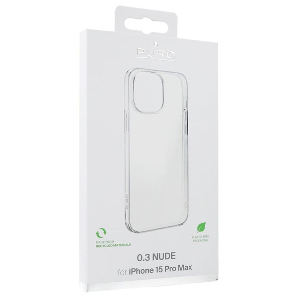 Puro Ultra Slim etui do iPhone 15 Pro Max Przeźroczyste