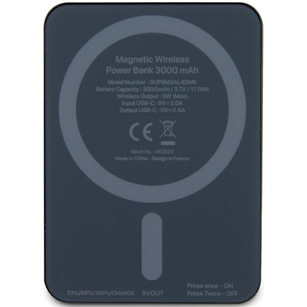 Powerbank Mercedes Stars Pattern MagSafe 5W 3000mAh - black
