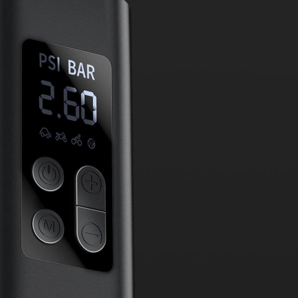 Baseus CRCQ000001 Mini Tire Compressor for Cigarette Lighter Socket - Black