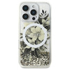 Guess GUHMP16LLFMWTE iPhone 16 Pro6.3" beżowy/beige hardcase Liquid Glitter Flower MagSafe