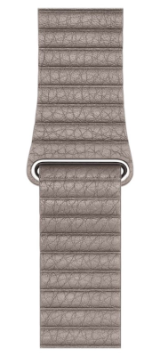 ORIGINAL APPLE LEATHER LOOP BAND 44/45/46/49MM MQVN2ZM/A SIZE M SMOKE GREY ORIGINAL SEAL
