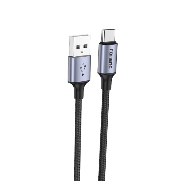 FONENG cable X95 USB-C 3A 1.2M Black