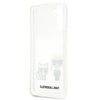 Etui Karl Lagerfeld Karl&Choupette na Samsung Galaxy S21+ - przezroczyste