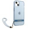 Guess GUHCP13MHTSGSB iPhone 13 / 14 / 156.1" niebieski/blue hardcase Translucent Strap