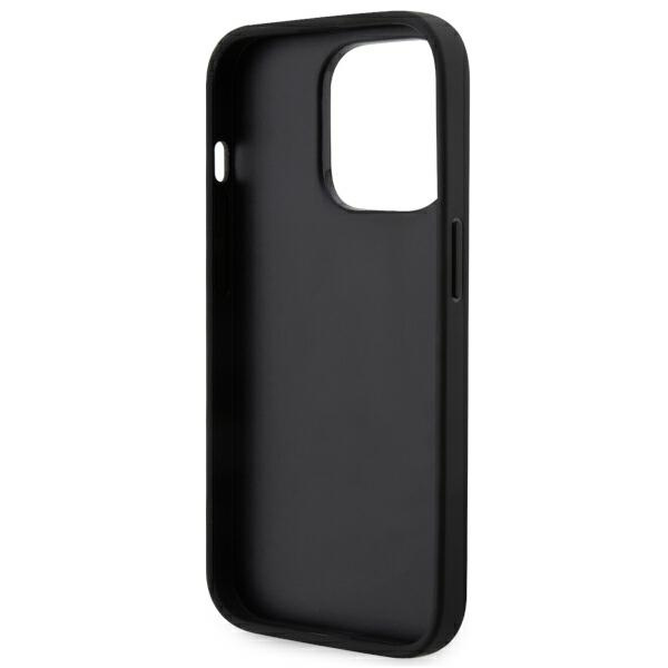 KARL LAGERFELD KLHCP14XSANKCPK IPHONE 14 PRO MAX 6.7" HARDCASE CZARNY/BLACK SAFFIANO KARL & CHOUPETTE