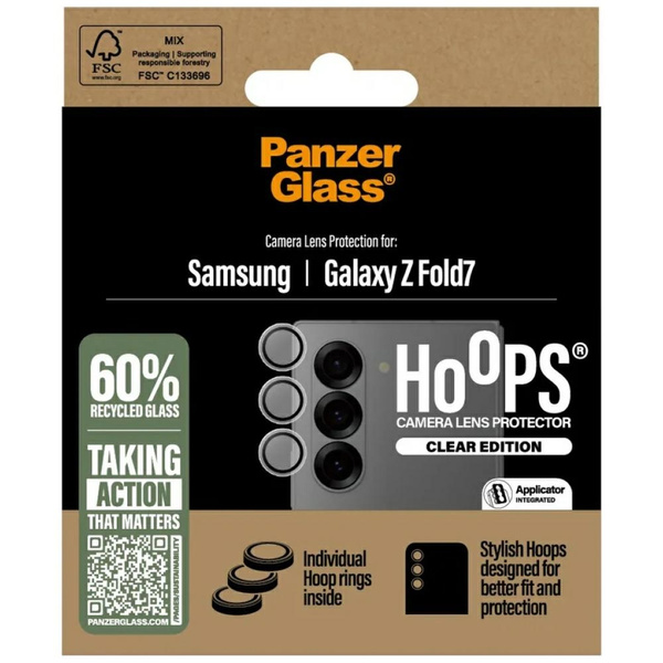 Szkło hartowane na obiektyw PanzerGlass  Hoops do Samsung Galaxy Z Fold7