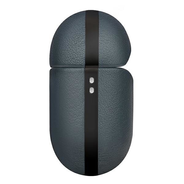 Etui UNIQ Terra Genuine Leather na AirPods 3 - niebieskie