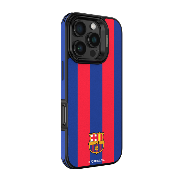 Etui FC Barcelona do iPhone 16 Pro Max Magnetic Case MagSafe OCFCBMCIP16PMBG BG