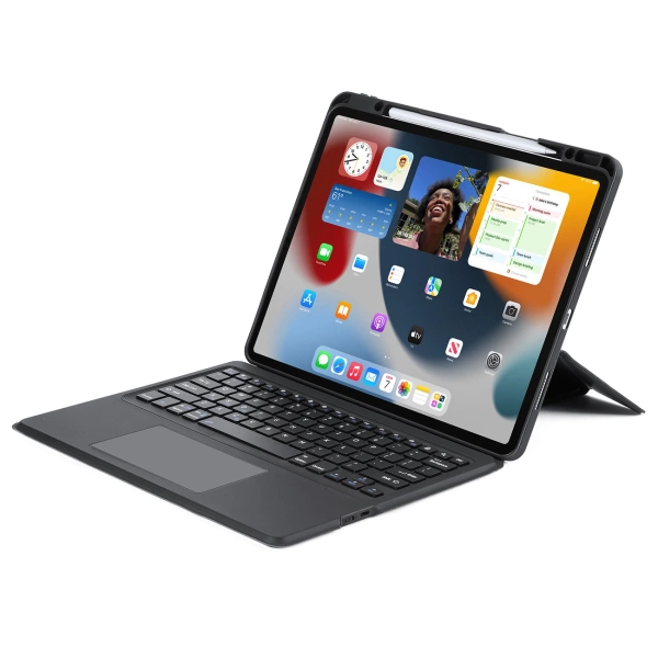 Dux Ducis DK Series Bluetooth Keyboard Case for Apple iPad Pro 12.9 (2020/2021/2022) - Black