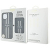 Etui Guess 4G Stripes z portfelem        Magsafe do iPhone 15 czarny