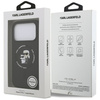 Etui Karl Lagerfeld Silicone             Karl&Choupette Ring MagSafe do iPhone 17 Pro czarny