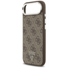 Etui Guess 4G Triangle Logo MagSafe do   iPhone Air brązowy srebrny
