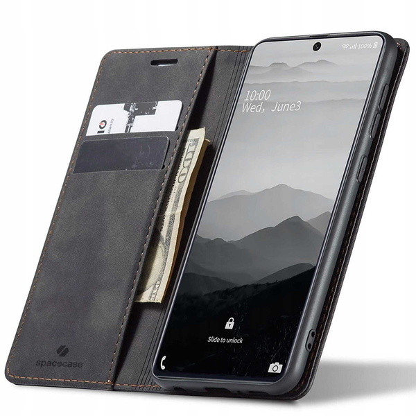 Spacecase Etui Wallet Galaxy A71 black
