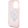 Karl Lagerfeld KLHMP15LHMRSKCP iPhone 15 Pro 6.1" pink/pink hardcase Ring Stand Karl&amp;Choupette MagSafe