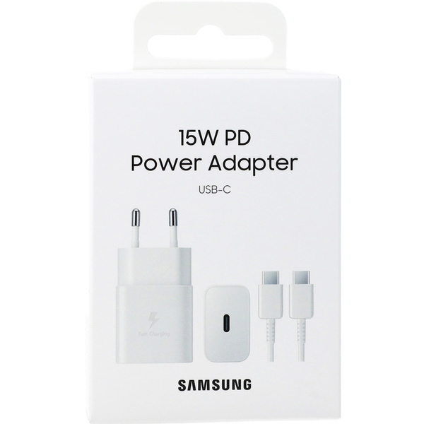 ŁADOWARKA SAMSUNG EP-T1510XWEGEU 15W 3A + KABEL TYP C 1M BOX