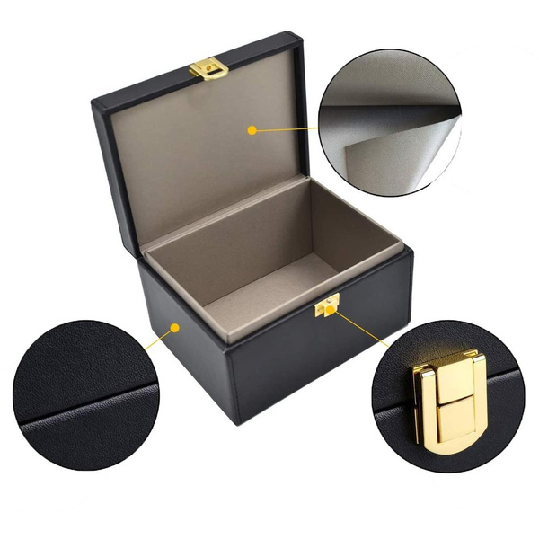 SIGNAL BLOCKING CHEST RADIO BLOCKING FARADAY BOX FOR CAR KEYS SMARTPHONE BLACK