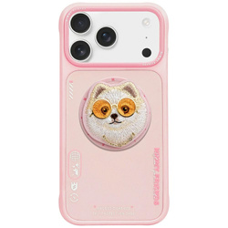 Etui Nimmy Glasses Cool Dog MagSafe do   iPhone 17 Pro Max różowy