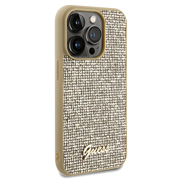 GUESS GUHCP14XPMSDGSD IPHONE 14 PRO MAX 6.7 "GOLD/GOLD HARDCASE DISCO METAL SCRIPT