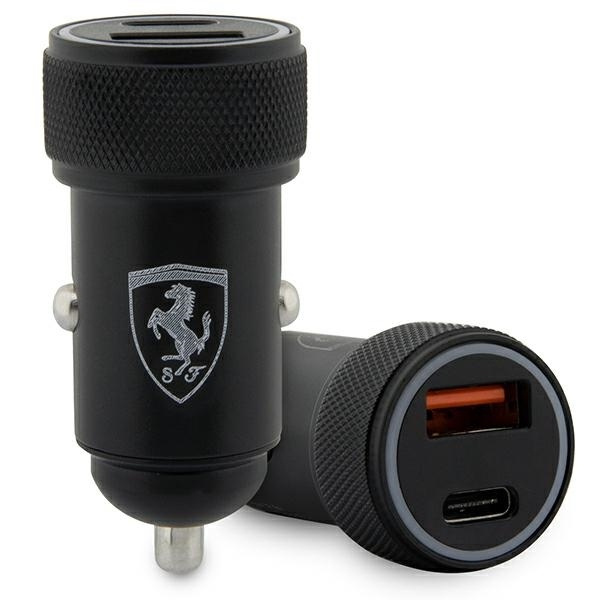 Ferrari ładowarka sam. FECCMENK PD-QC 3.0 20W Fast Charge czarny/black