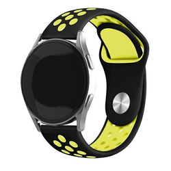 Beline pasek Watch 20mm Sport Silicone czarno-żółty black/yellow box