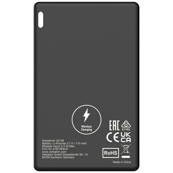 Verbatim My Finder Card Bluetooth        czarny/black - urządzenie do śledzenia MYFCR-01B 32138