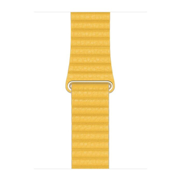 Apple Opaska skórzana w kolorze cytryny do koperty 44mm / 45mm / 46mm / 49mm - rozmiar M, oryginalna plomba, MXAD2ZM/A