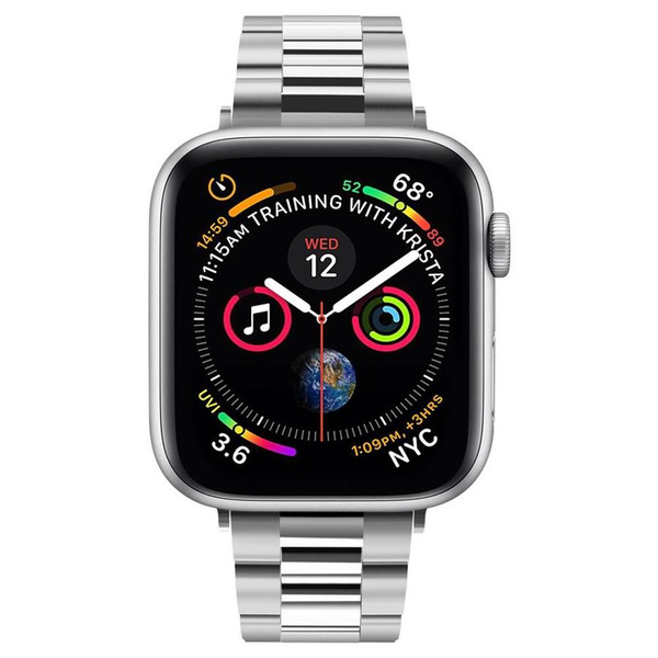 Spigen Modern Fit Band for Apple Watch 4/5/6/7/8/SE (38/40/41 mm) - Silver