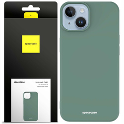 Spacecase Etui Silicone Case iPhone 14 dark green