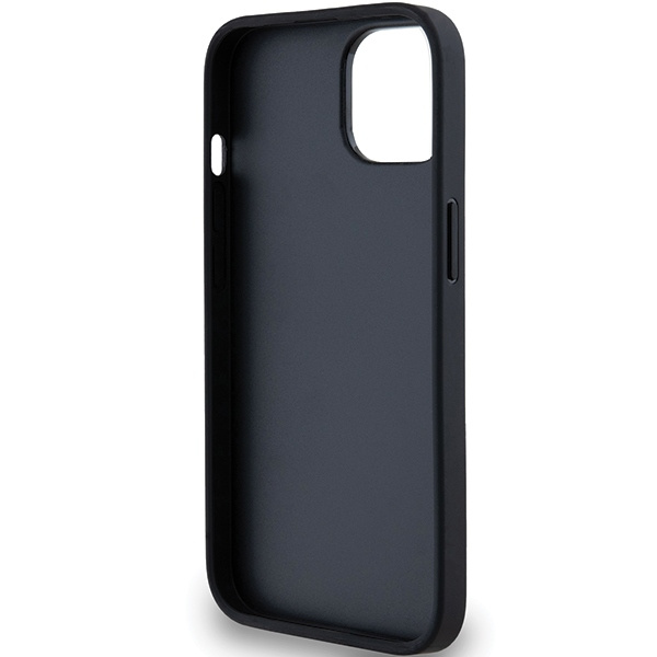 DKNY DKHCP15MPRTHSLK iPhone 15 Plus /14 Plus 6.7" czarny/black hardcase Leather Mono Stripe & Metal Logo