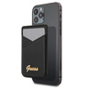 Guess Wallet Card Slot GUWMSSASLBKMagSafe Saffiano czarny/black