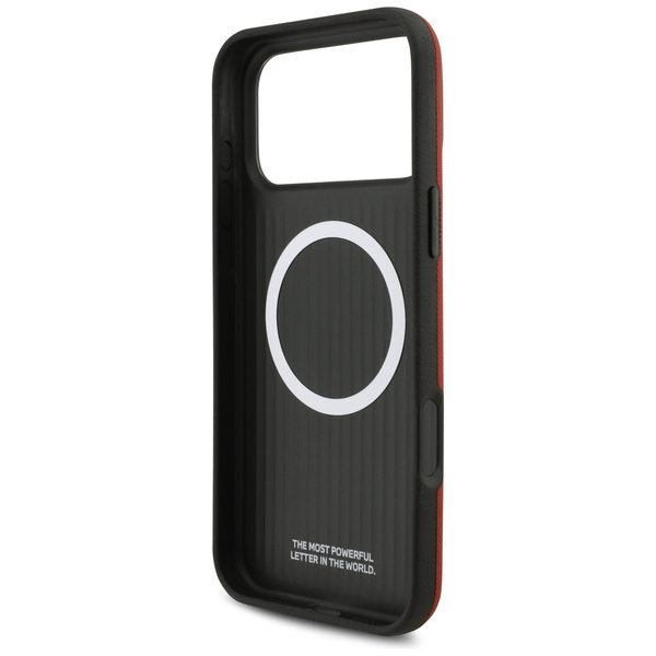 Etui BMW M FW Metal Logo MagSafe do      iPhone 17 Pro Max czerwony