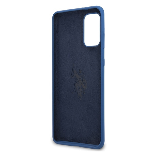 Etui U.S. Polo Assn. Silicone Collection na Samsung Galaxy S20+ - granatowe